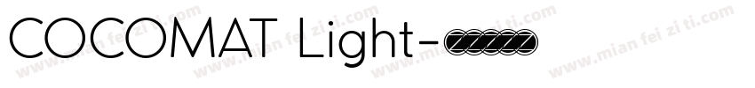 COCOMAT Light字体转换